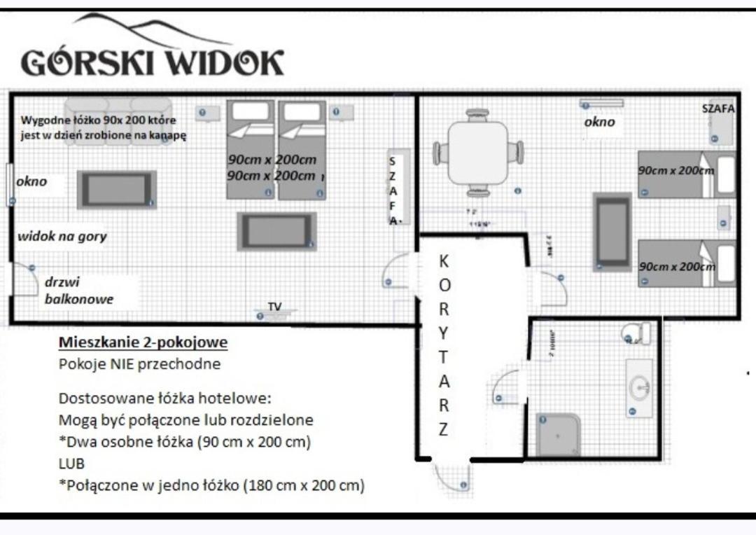 Gorski Widok Karpacz Apartamenty I Pokoje- Salon Kominkowy Esterno foto