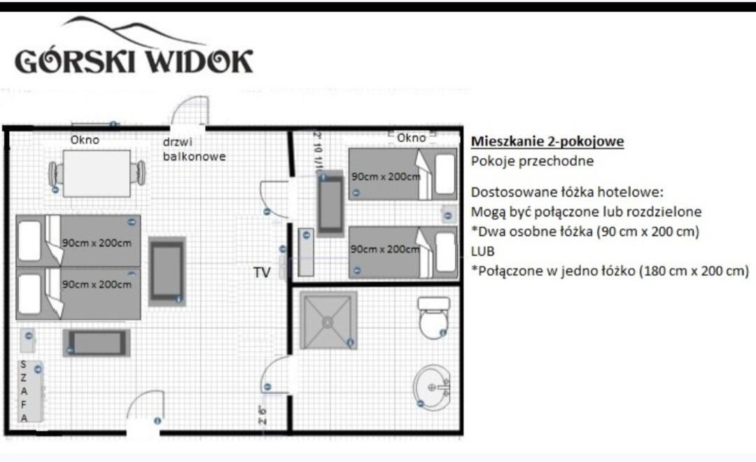 Gorski Widok Karpacz Apartamenty I Pokoje- Salon Kominkowy Esterno foto