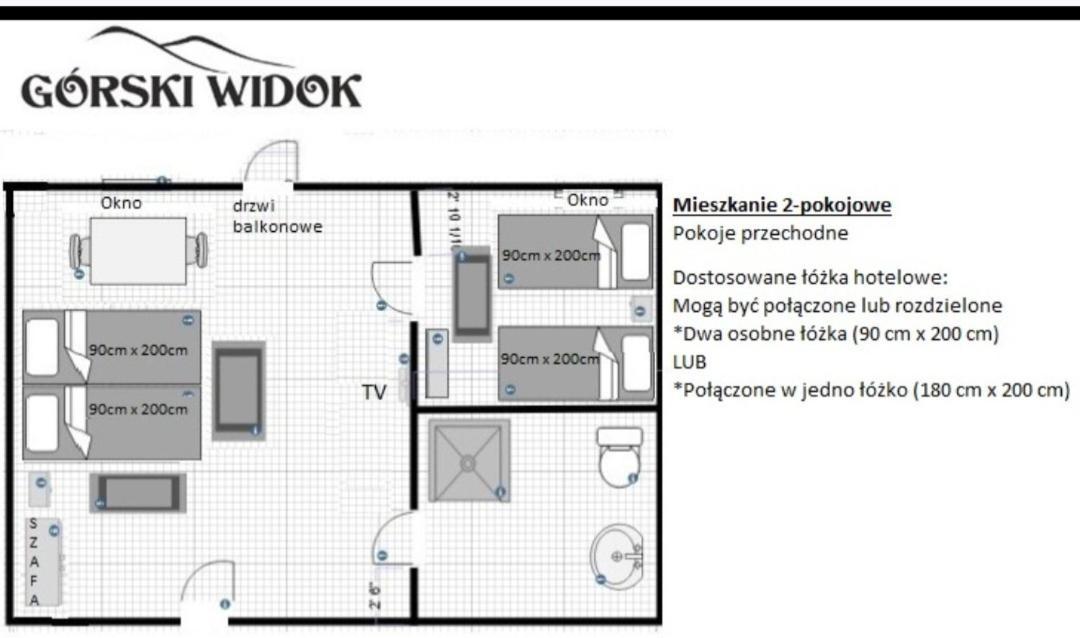 Gorski Widok Karpacz Apartamenty I Pokoje- Salon Kominkowy Camera foto